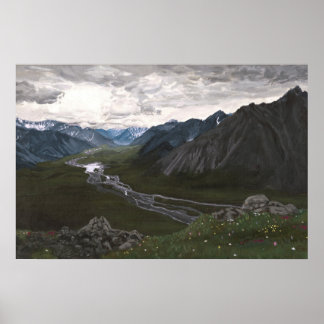 Overlook in the Brooks Range: 30x20 Poster