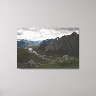 Overlook in the Brooks Range: Canvas Standard Size Print