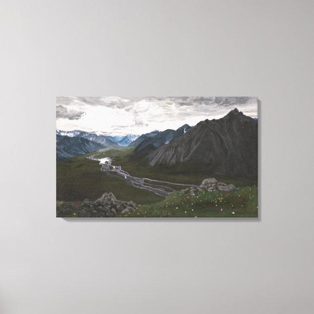 Overlook in the Brooks Range: Canvas Uncropped (Front)