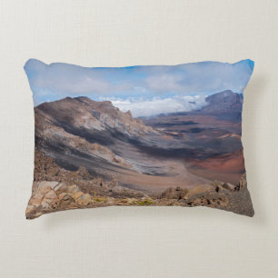 overlooking haleakala crater from rim decorative cushion