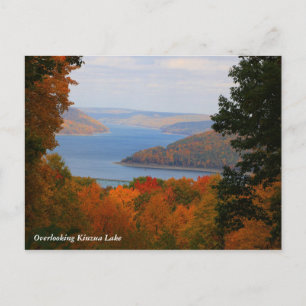 Overlooking Kinzua Lake Postcard