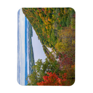 overlooking mississippi river and bluffs magnet