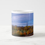 Overlooking the  the Tuileries Garden  Large Coffee Mug<br><div class="desc">A photo from our hotel that overlooks the Tuileries Garden; the Eiffel Tower in the distance. It is the fall and the trees are shedding their leaves and changing colors. The scenery is magnificent.</div>
