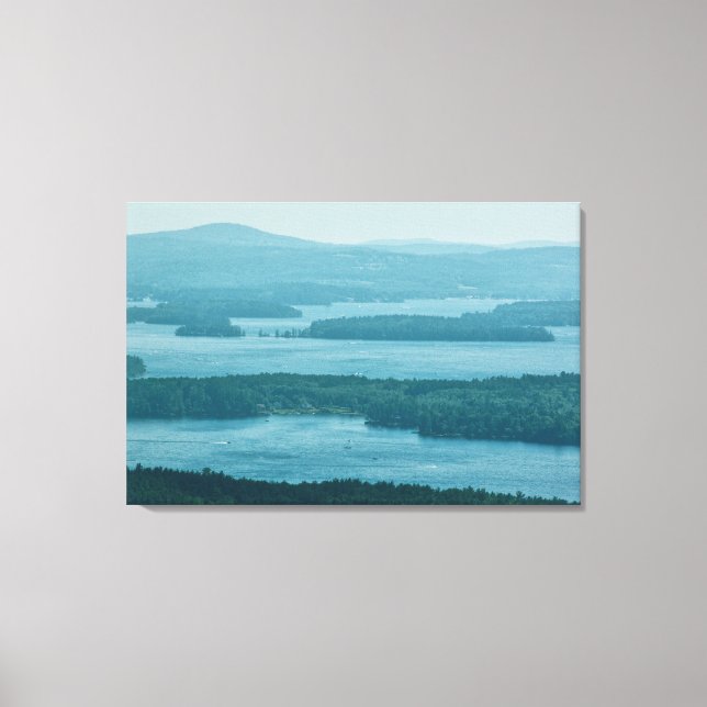 Overlooking Winnipesaukee Canvas Print (Front)