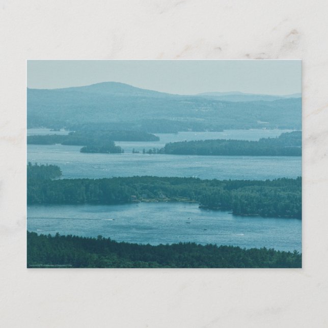 Overlooking Winnipesaukee Postcard (Front)