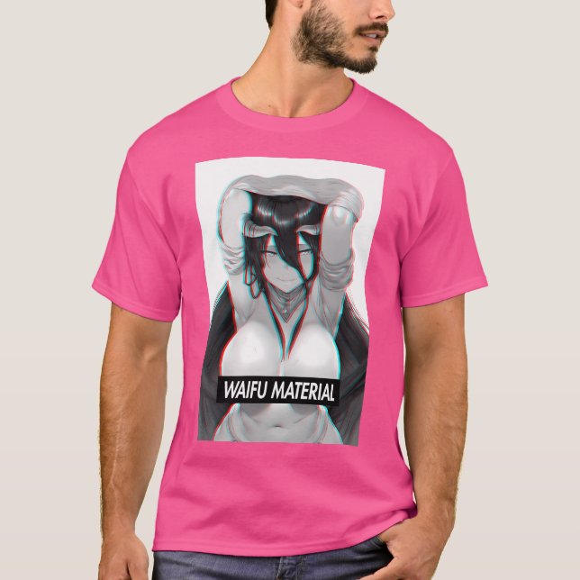 Overlord Albedo Waifu Material T-Shirt (Front)