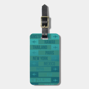 Overseas International Travel Luggage Tag