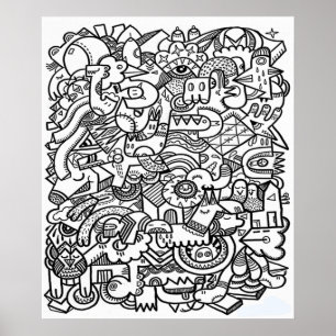 Oversized 20 X 24 Coloring Poster 3