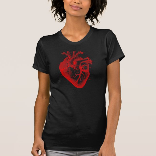 Oversized Anatomical Heart Women's T-Shirt (Front)
