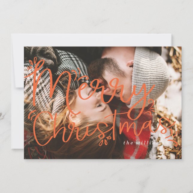 OVERSIZED CHRISTMAS christmas card (Front)