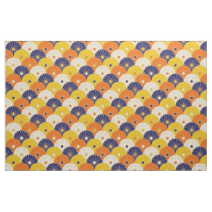 Oversized kimono patterned fabric