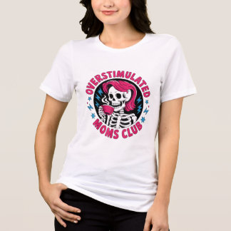 Overstimulated Moms Club Design | Neurodivergent M Tri-Blend Shirt