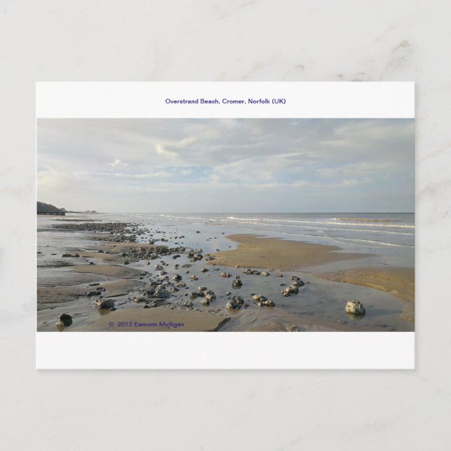 Overstrand Beach, Cromer, Norfolk (UK) Postcard (Front)
