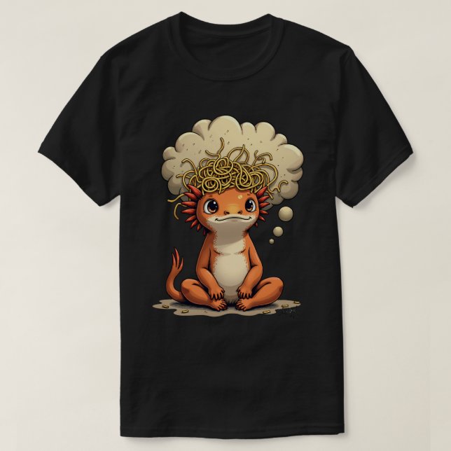 Overthink This Funny Quote Burnt Sienna Notebook - T-Shirt (Design Front)