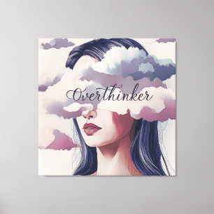Overthinker Canvas Print
