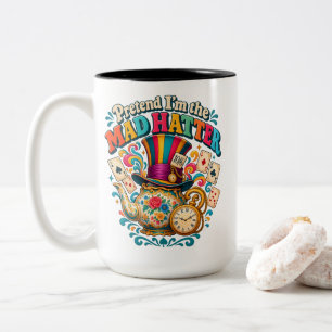 Overthinker Humour Wish I Lacked Critical Thinking Two-Tone Coffee Mug