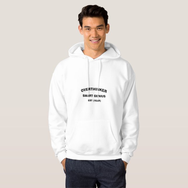 Overthinker Meme hoodie (Front Full)