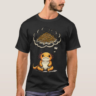 Overthinking Axolotl Funny Quote T-Shirt