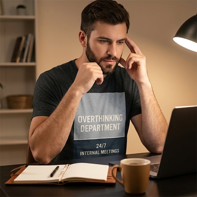 Overthinking Department Funny T-Shirt (Creator Uploaded)