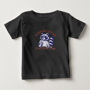 Overthinking Racoon Baby T-Shirt