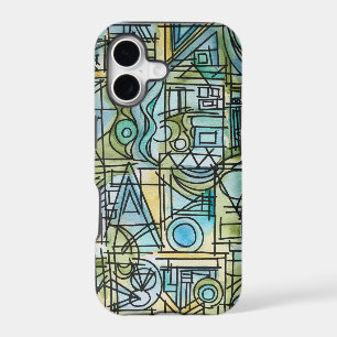 Overture-Modern Geometric Watercolor Art