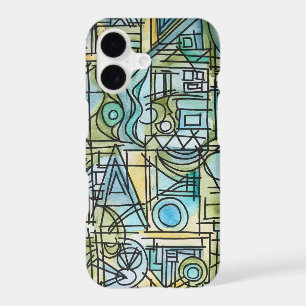 Overture-Modern Geometric Watercolor Art