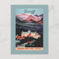 Overview of the Banff Springs Hotel Poster
