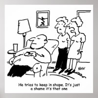 Overweight Unfit Obese Man Tries to Keep Fit Funny