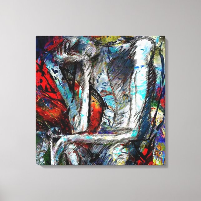 Overwhelemed ( PRIMO ) Custom Design Canvas Print (Front)