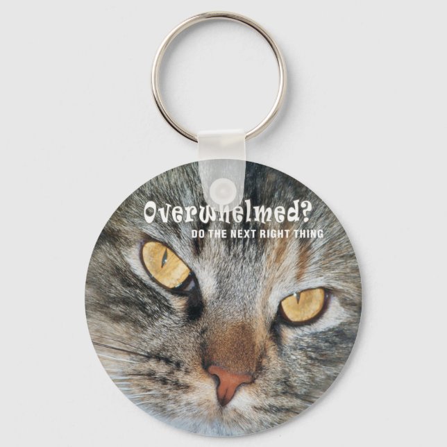 overwhelmed Nellie Key Ring (Front)