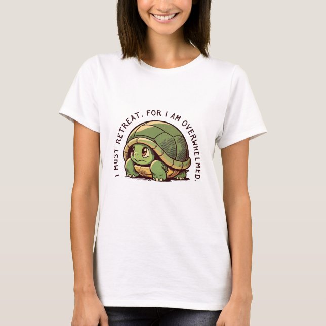 Overwhelmed Turtle T-Shirt (Front)