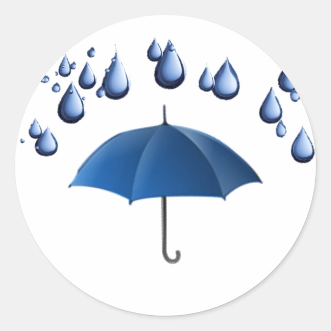 Overwhelming Classic Round Sticker (Front)