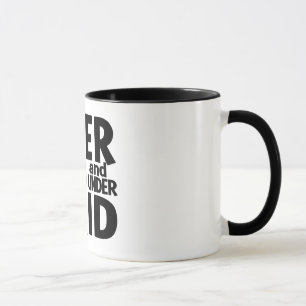 Overworked mug - choose style & colour