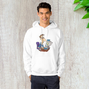 Overworked Office Worker Funny Tired Employee Hoodie