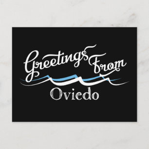 Oviedo Water Waves Postcard