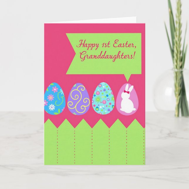 Ovoid Pattern Celebration Card (Front)