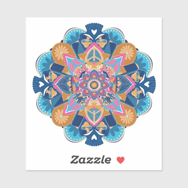 OW Blue Mandala  (Sheet)