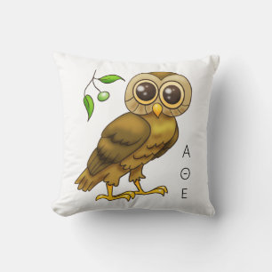 Ow of Athena Cushion