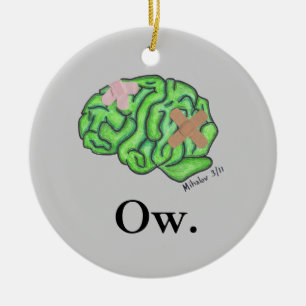 "Ow" ornament