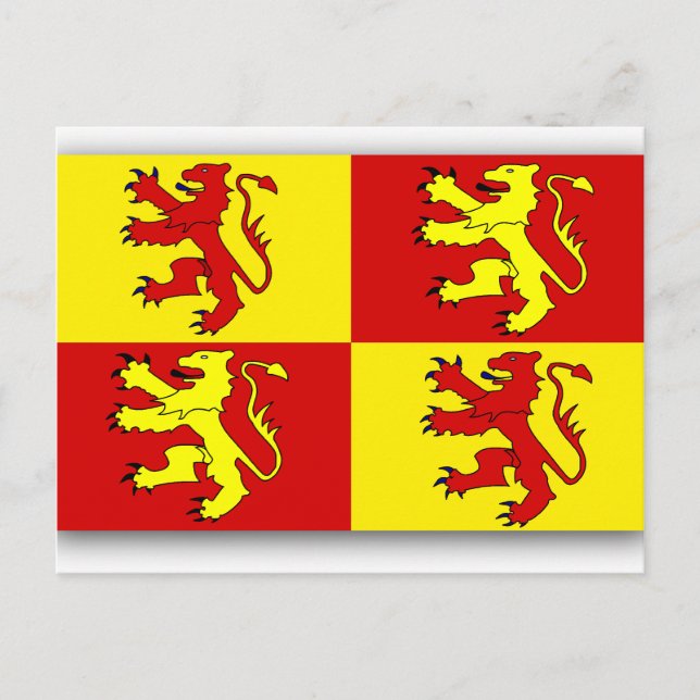 Owain Glyndwr, United Kingdom flag Postcard (Front)