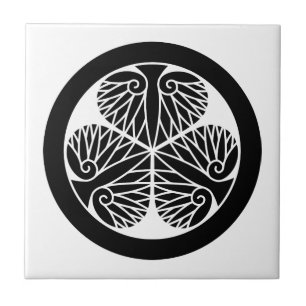 Owari hollyhock(Edo17) Tile