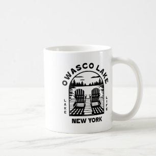 Owasco Lake New York Outdoors Vintage Coffee Mug