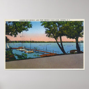 Owasco Yacht Club View of Owasco Lake Poster