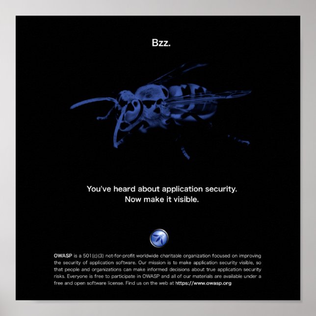 OWASP - Make AppSec Visible Poster (Front)