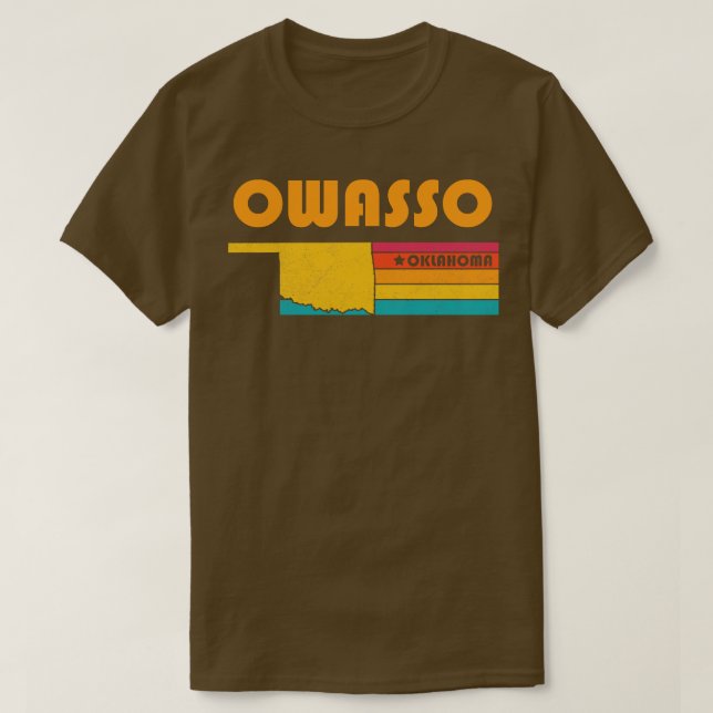 Owasso Oklahoma Vintage Distressed Souvenir T-Shirt (Design Front)