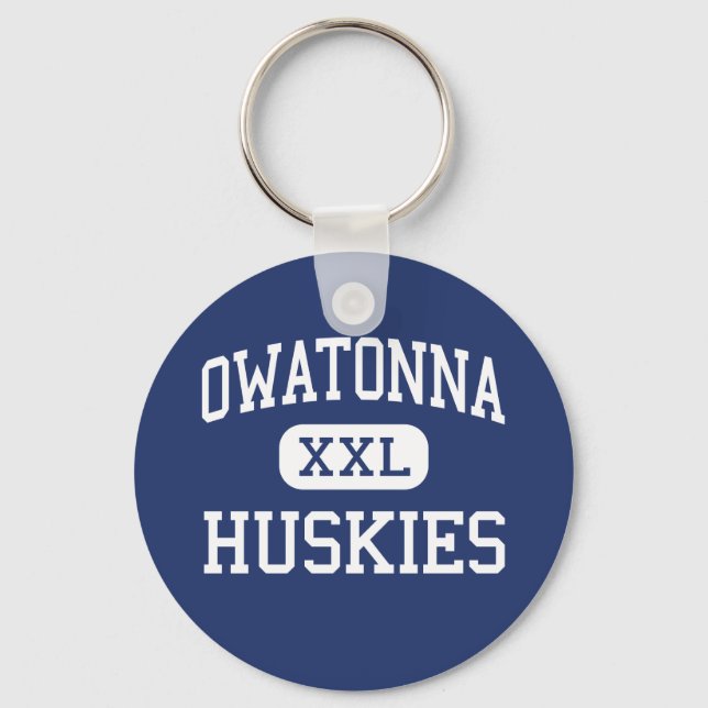Owatonna - Huskies - High - Owatonna Minnesota Key Ring (Front)