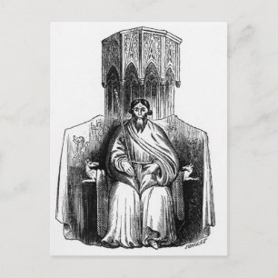 Owen Glendower  from his seal Postcard
