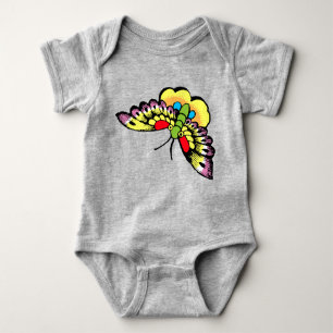 Owen Jones Antique Oriental Butterflies Baby Bodysuit