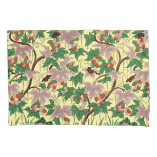 Owen Jones Chinoiserie Botanical Mouse Pattern Pillowcase