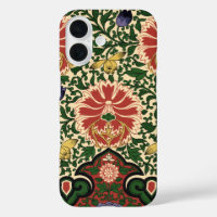 Owen Jones Chinoiserie Red Lotus Floral Art Design